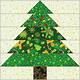 Christmas Tree Quilting Template