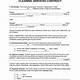 Cleaning Company Contract Template