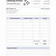 Cleaning Service Invoice Template Excel