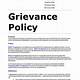 Client Grievance Policy Template