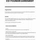 Co Founder Agreement Template