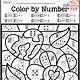 Color By Number Free Printable