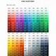 Color Chart Template