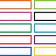 Colored Printable Labels