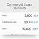 Commercial Lease Calculator