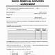 Commercial Snow Plowing Contract Template