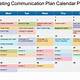 Communication Plan Calendar Template