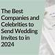 Companies To Send Wedding Invites To For Free Stuff
