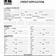 Company Credit Application Template
