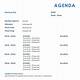 Conference Agenda Template Word