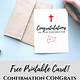 Confirmation Cards Free Printable