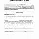 Consent For Photography Form