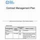 Contract Administration Plan Template