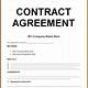 Contract Letter Template