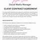 Contract Template For Social Media Manager