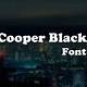 Cooper Black Free Font