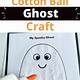 Cotton Ball Ghost Craft Template