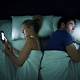 Couple Texting In Bed Template