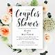 Couples Shower Invitation Template
