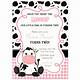Cow Print Invitation Template Free