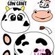 Cow Template Craft