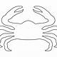 Crab Template Printable