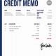 Credit Memo Templates