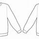 Crew Neck Sweatshirt Template