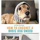 Crochet Dog Snood Free Pattern