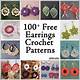 Crochet Earrings Free Patterns