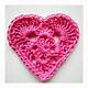 Crochet Heart Pattern Free