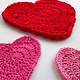 Crochet Hearts Pattern Free