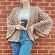 Crochet Hexagon Cardigan Free Pattern