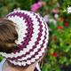 Crochet Messy Bun Hat Free Pattern