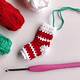 Crochet Mini Christmas Stocking Pattern Free