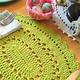 Crochet Oval Placemat Pattern Free
