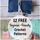 Crochet Patterns For Beginners Free Printable