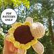 Crochet Sunflower Turtle Free Pattern