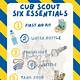 Cub Scout 6 Essentials Printable