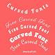 Curved Font Free