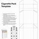 Custom Cigarette Box Template