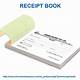 Custom Receipt Book Template