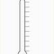 Customizable Blank Thermometer Template