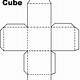 Cut Out Cube Template