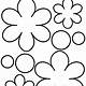 Cut Out Flower Template