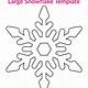 Cut Out Snowflakes Template