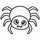 Cute Spider Template Printable