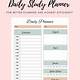 Cute Study Planner Template
