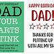 Daddy Birthday Card Printable