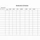 Daily Medication Schedule Template Excel